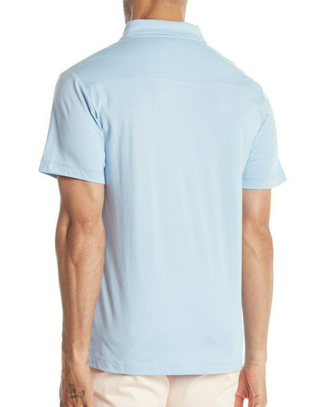 Onia Men's Eric Polo Pocket Shirt Powder Blue, Size S 193294046479 | eBay