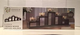 Order Home Collection 5-piece Tiered Wood Votive Holder by Order Home Co... - $42.75