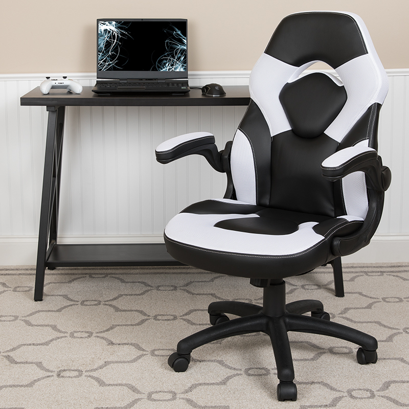 Primary image for White Racing Gaming Chair CH-00095-WH-GG