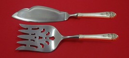 Queen's Lace by International Sterling Silver Fish Serving Set 2 Piece Custom - $141.55