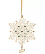 Lenox 2022 Gemmed Snowflake Ornament Annual Christmas Multicolored Cryst... - $95.00