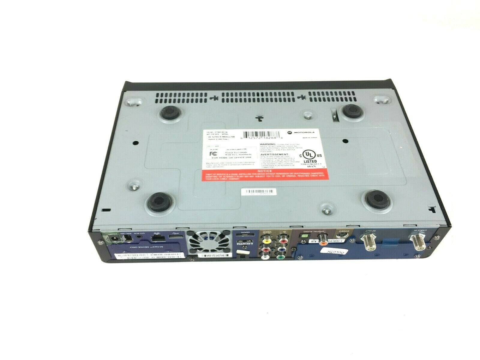 Motorola DCX3501M HighDefinition DVR Cable TV Boxes