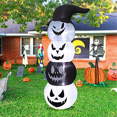 MAOYUE 5ft Halloween Inflatables Pumpkin Decorations Outdoor Halloween