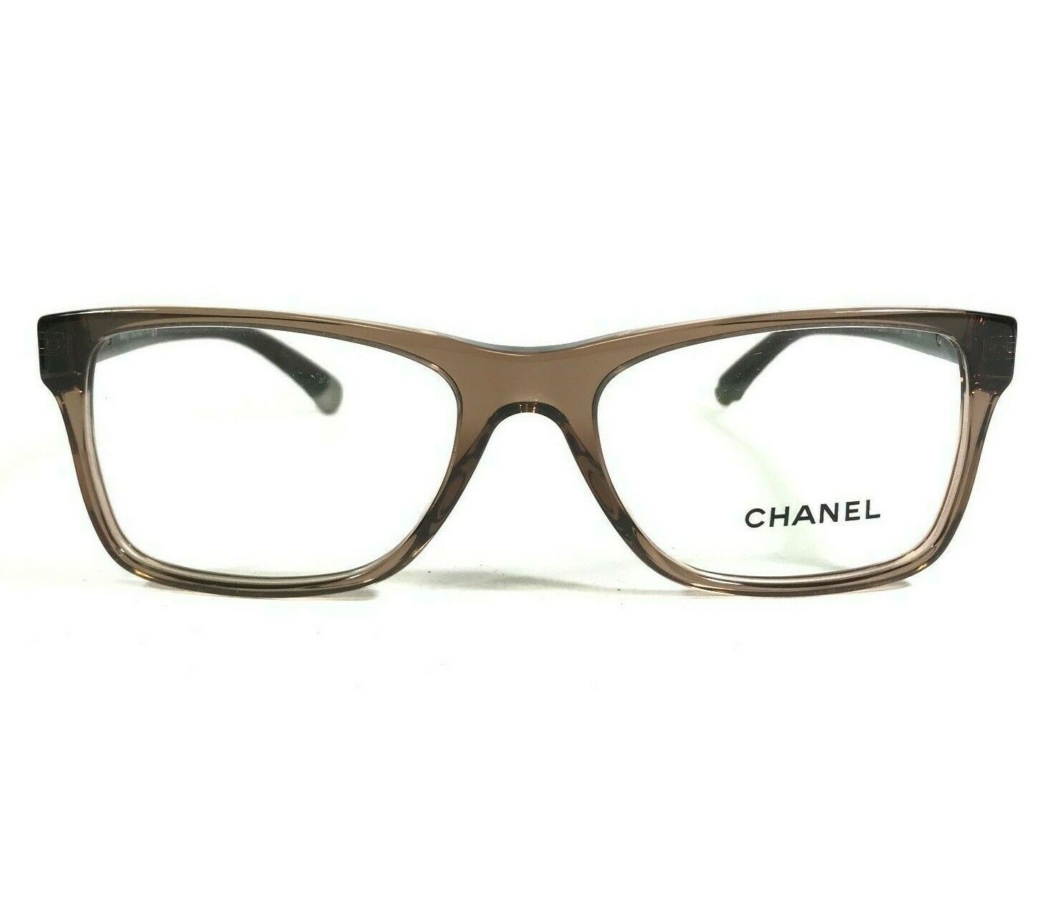 Primary image for Chanel 3325 c.1529 Eyeglasses Frames Clear Brown Square Full Rim 52-17-135