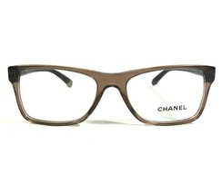 Chanel 3325 c.1529 Eyeglasses Frames Clear Brown Square Full Rim 52-17-135 - $215.04