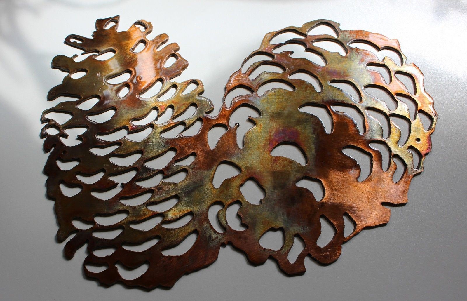 Pine Cones Metal Wall Art Accents Sculptures & Figurines