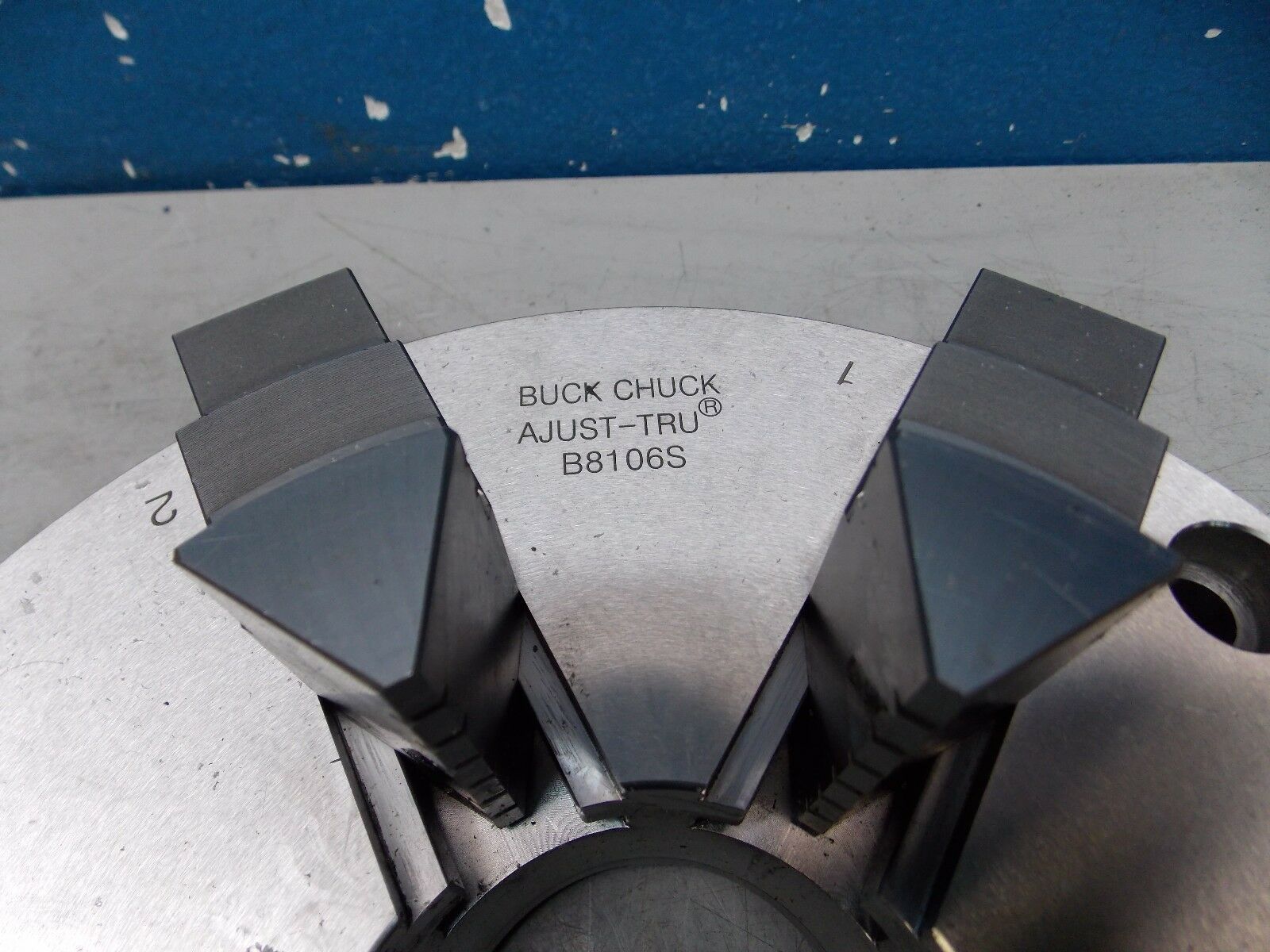 Buck Chuck SelfCentering Lathe Chuck 6Jaw 10" Dia. 2600 RPM B8106S