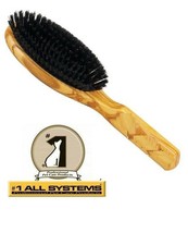 #1 All Systems® PRO PURE BOAR BRISTLE BRUSH Grooming PET Dog Cat Coat Hair - $48.59
