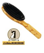 #1 All Systems® PRO PURE BOAR BRISTLE BRUSH Grooming PET Dog Cat Coat Hair - $48.59