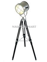 Vintage Designer Nautical Search Light Tripod Floor Lamp By Nauticalmart