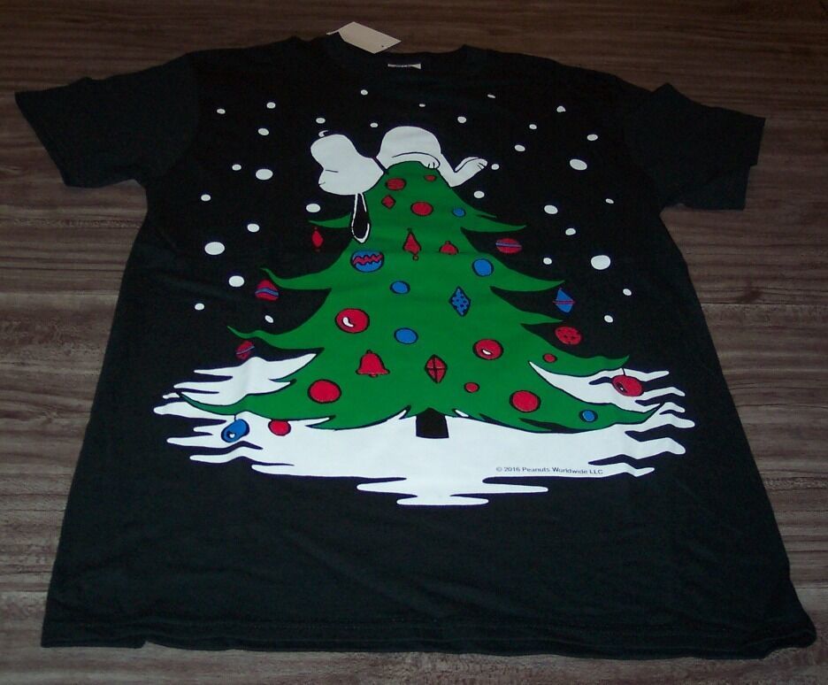 snoopy christmas tree shirt