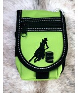 Abetta Nylon Cell Phone Carrier Lime Green Barrel Racer Clip or Belt Use - $12.99