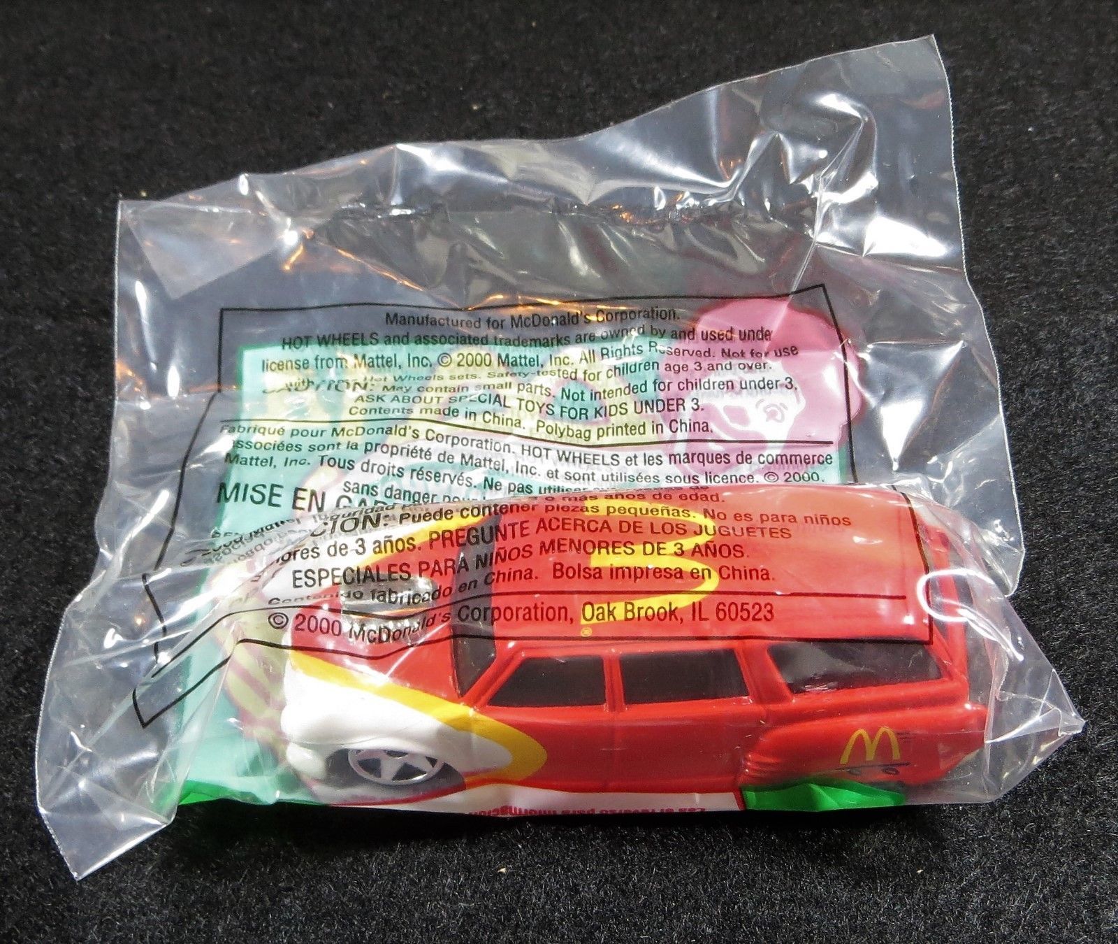 mcdonalds hot wheels 2000