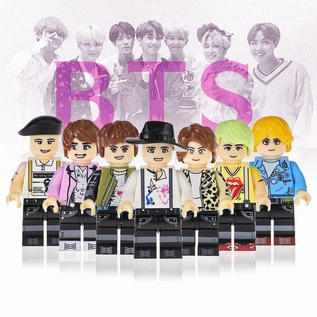 BTS SelfLocking Lego Inspired ABS Building Blocks Toy Figures Set Other