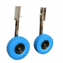 Stainless Steel Boat Transom Launching Wheel Dolly For Inflatable boat image 4