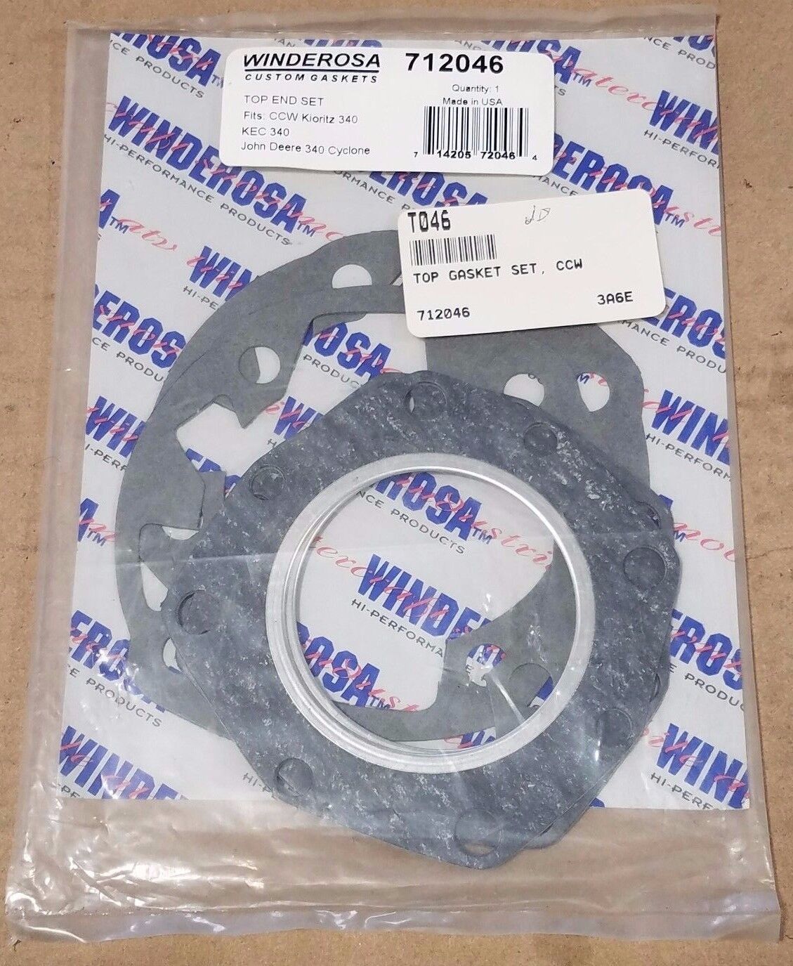 CCW Kioritz 340 Top Engine Gasket Set John Deere Cyclone 712046 Snowmobile Engines & Components