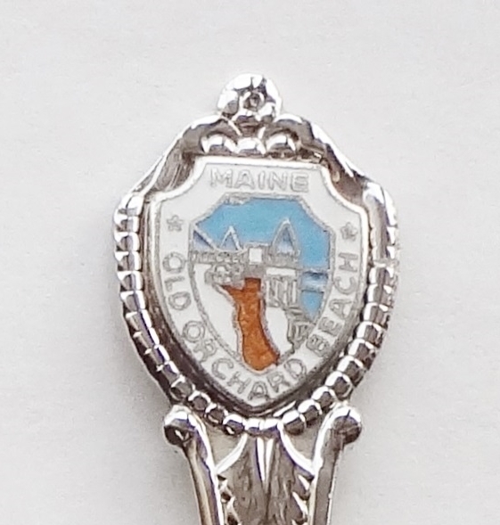 Collector Souvenir Spoon USA Maine Old Orchard Beach Pier ...