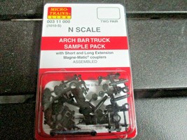 Micro-Trains Stock # 00311000 ARCH BAR Truck Sample Pack Short & Long Extension image 1