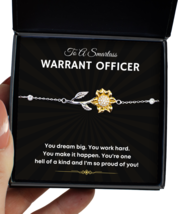 Warrant Officer New Job Promotion Bracelet Birthday Gifts - Sunflower Bracelet  - $49.95