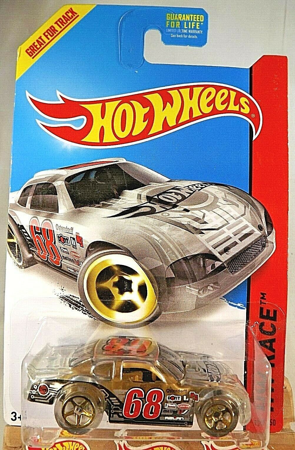 2014 Hot Wheels Treasure Hunt #177 HW Race STOCKAR Transparent Clear ...