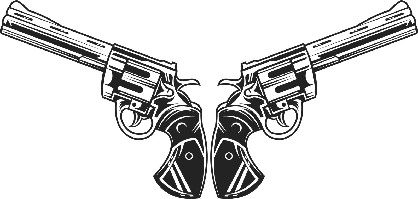 Gun Logo,Revolver SVG, Gun SVG, Pistol SVG, Weapon Svg, SVG, CDR, AI ...