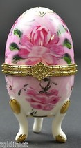 Baum Brothers Formalities Egg Shaped Tinket Box 4&quot; T Vintage Collectible... - $24.18