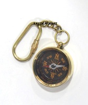 NauticalMart Pocket Brass Compass keychain Nautical Gifts 