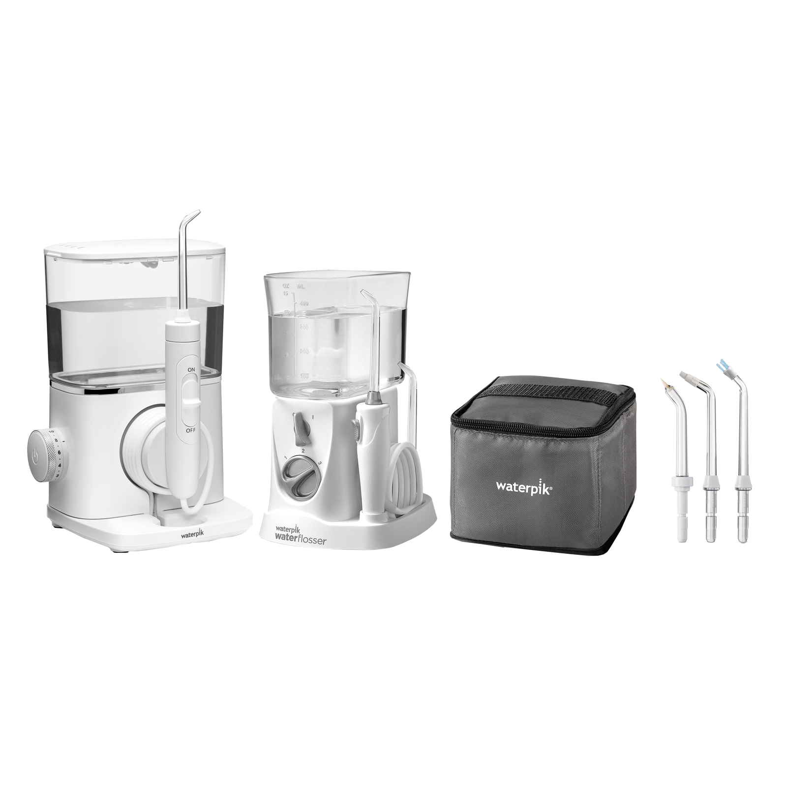 Waterpik Evolution and Nano Water Flosser Combo Pack Dental Floss