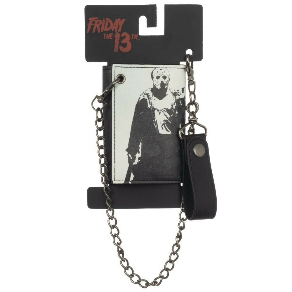 Bioworld Friday the 13th Jason Voorhees Horror Movie Chain Wallet ...