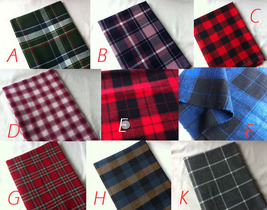 Autumn Women Plaid Skirt Pleated Plaid Skirt - High Waist, Red Check,Midi  image 9