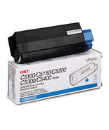 NEW Oki Type C6 Cyan Toner Cartridge - Cyan - LED - 3000 Page - 1 Each 4... - $69.45