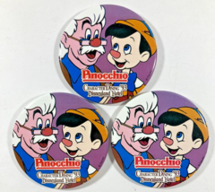 Lot Of 3 Vintage Disneyland Hotel Pinocchio Pins 1993 Disney World Geppetto - $19.79