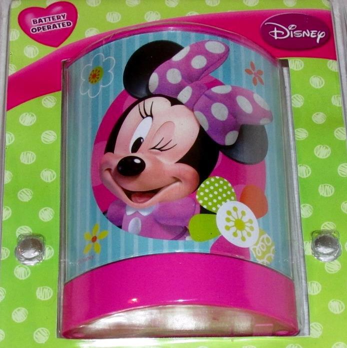 Disney Minnie Mouse LED Night Light Girls Room Bathroom Kitchen NEW - Night Lights