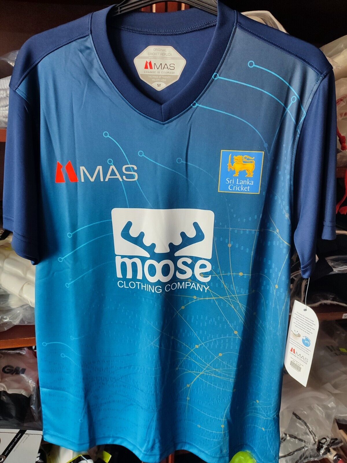 Moose Sri Lanka Cricket Practice TShirt jersey 2023 t20 Original from MAS Other Cricket