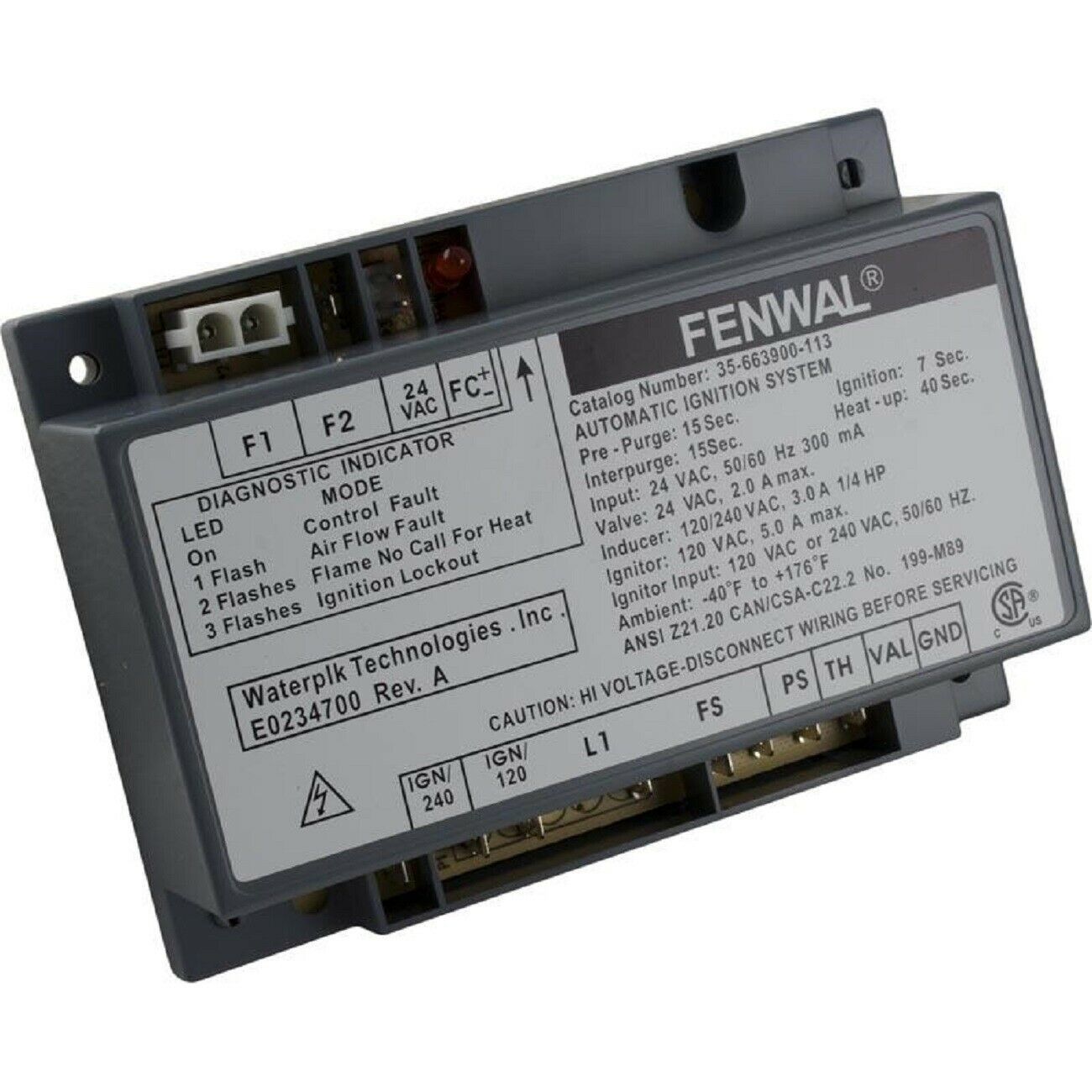 Jandy R0386800 Ignition Control Replacement Kit for Zodiac jandy LX/LT