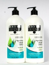 2 Bottles Daily Defense 32 Oz Repairing Aloe Vera Enriched Vitamin E Conditioner
