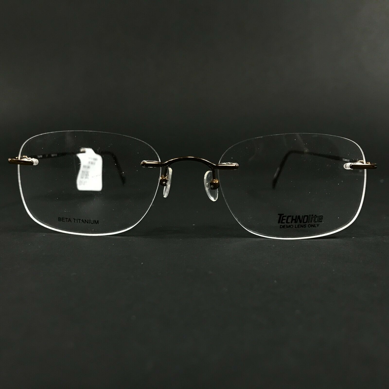 Technolite TLD 505 LT Eyeglasses Frames Shiny Brown Round Square 5219