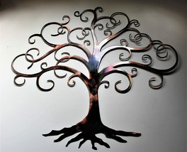 Swirled Tree of Life - Metal Wall Art - Copper 30" - $134.02