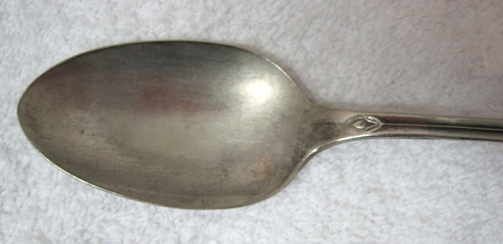1950's Delight Silverplate Meriden International Silver Serving Spoon 7