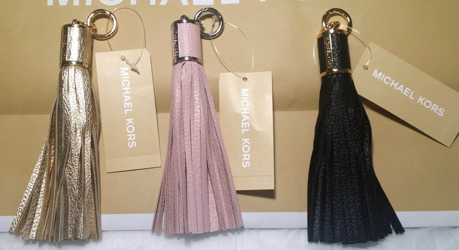 michael kors tassel keychain
