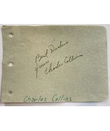 Charles Collins (d. 1999) Signed Autographed Vintage Signature Page - CO... - $29.99
