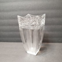 Marquis by Waterford Crystal Vase, Odyssey 8" art deco design, Clear Glass Vase image 6
