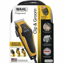 WAHL Clip &amp; Groom Head-to-Toe Hair Cutting Trimmer Clippers Kit 79900-17... - $49.95