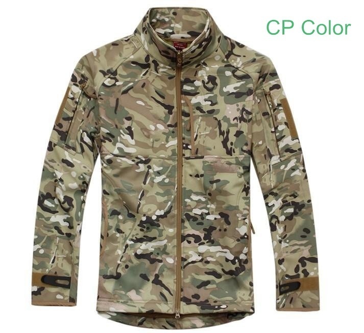 Outdoor CP Multicam Breathable Softshell Jacket Men's Tactical Hunting Waterproo