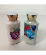 2 Bath &amp; Body Works Twisted Peppermint Morroco Orchid Pink Amber Body Lo... - $18.69