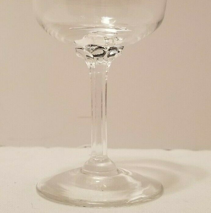 4 EUC Lenox Crystal Desire Silver Platinum Band Rim 6 1/4" Wine Goblets Glasses Lenox