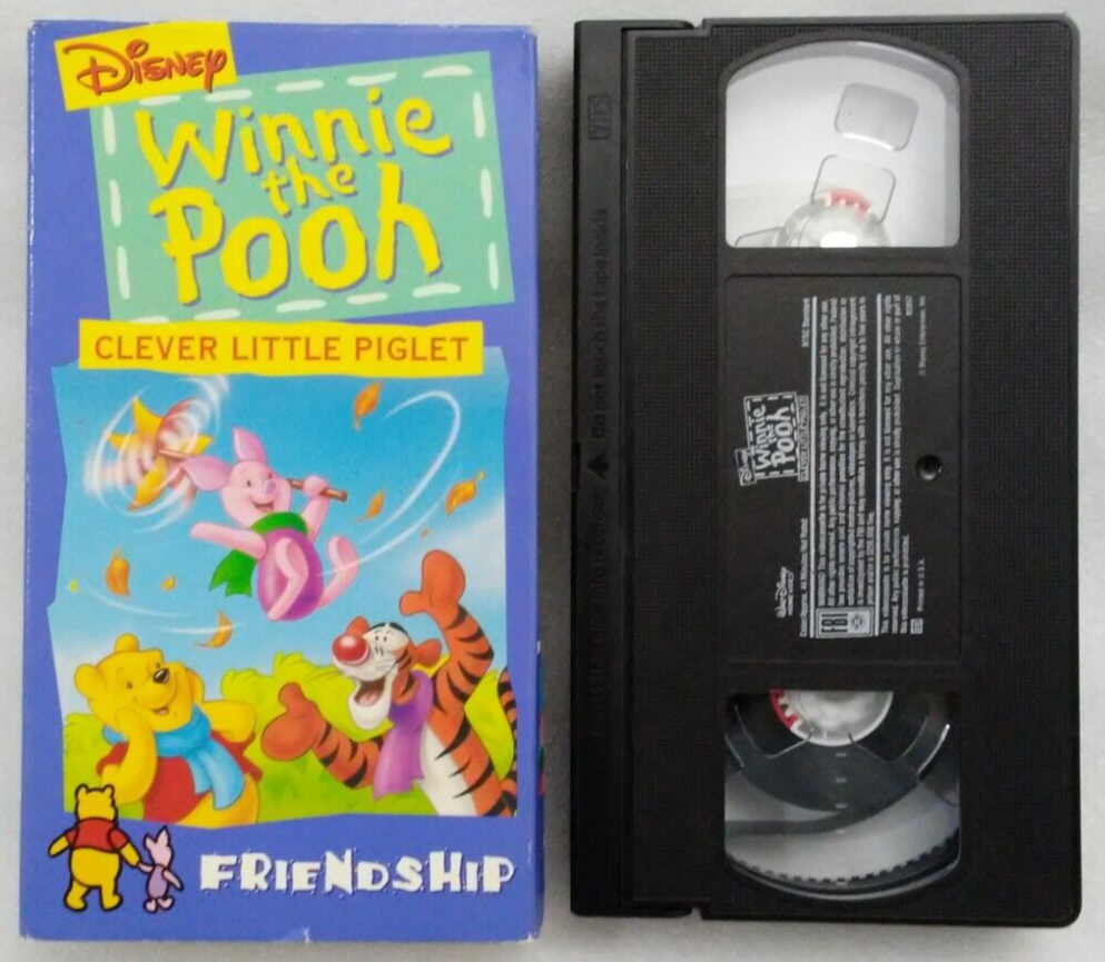 VHS Winnie the Pooh - Pooh Friendship Clever Little Piglet (VHS 1997 ...