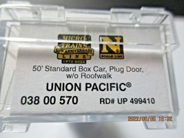 Micro-Trains Stock # 03800570 Union Pacific 50' Standard Boxcar N-Scale image 5