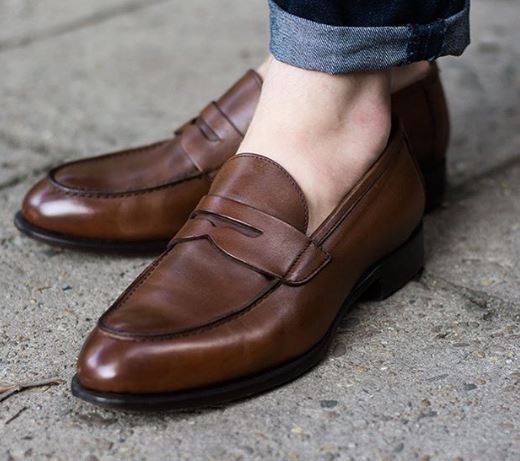 New Men's cognac color super hot leather loafers, Tassel loafer for men ...