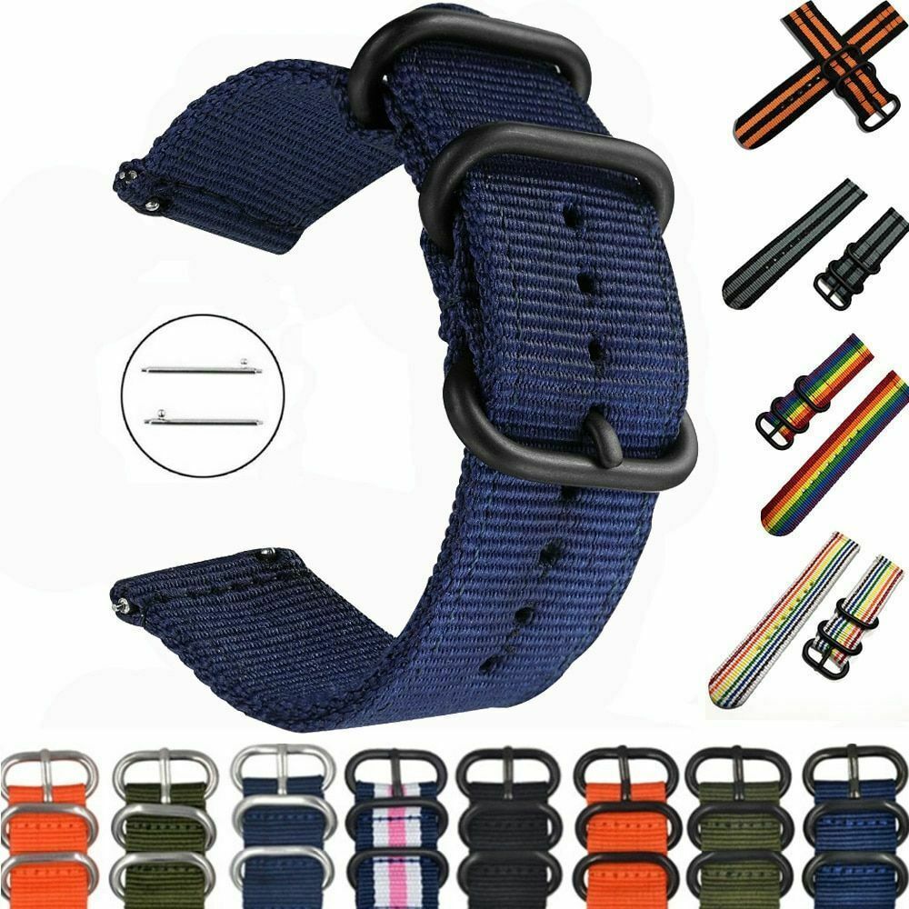 Watch Replacement Strap Belt Nylon Watchband For Samsung Huawei Smart Watches